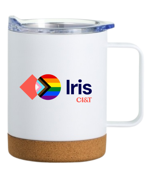 Caneca Térmica em inox Iris - CIANDT