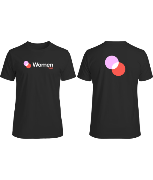 Camiseta Manga Curta Preta Women - CIANDT