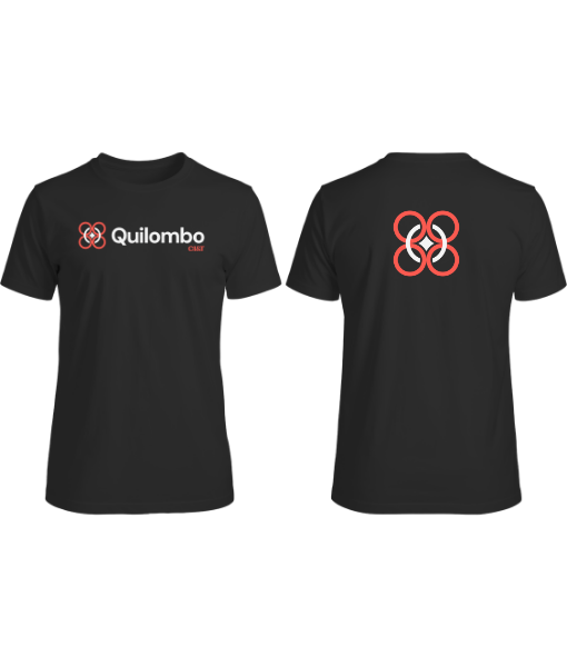 Camiseta Manga Curta Preta Quilombo - CIANDT