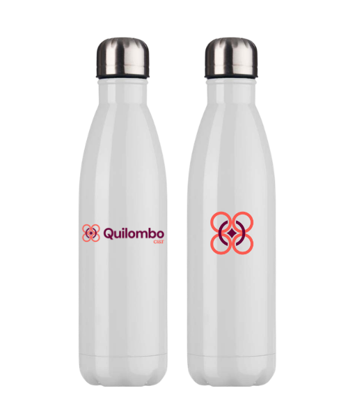 Garrafa Branca em Inox Quilombo - CIANDT