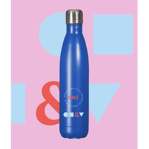 Garrafa Azul em Inox - CIANDT